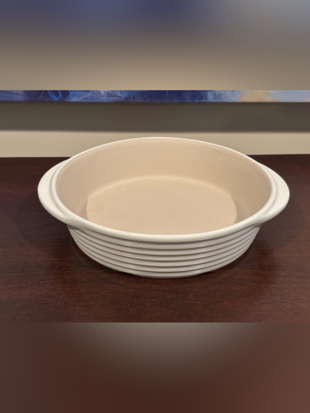 Pampered Chef New Traditions Stoneware Baker 8”x2”